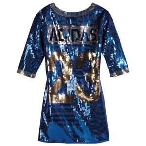 sequin adidas dress